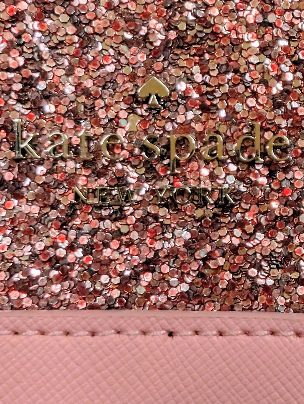 Kate Spade Flash Glitter Tote - Pink NWOT